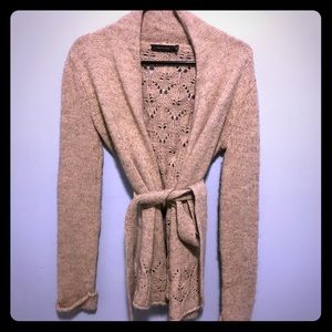 DONATED Knit open front sweater